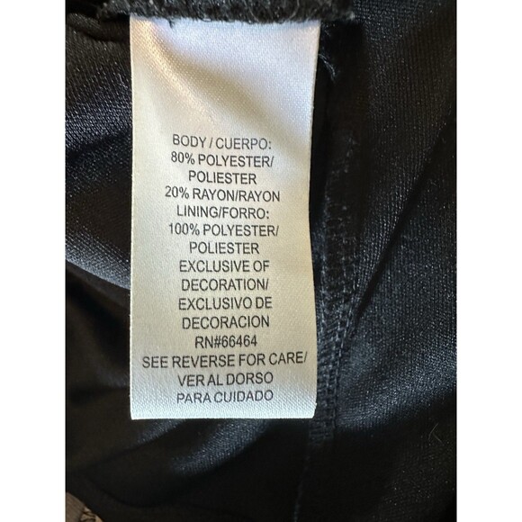 Sandra Darren Women’s Gray Short Sleeve Ruffle V-Neck Classic Dress Sz 8 - Picture 8 of 9